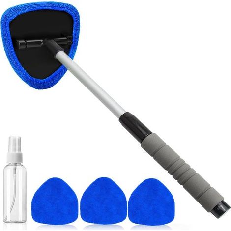 Líquido limpiaparabrisas para coche，4 almohadillas de limpieza de microfibra reutilizables y lavables
