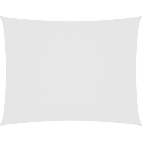 Maison Exclusive - Parasole a Vela Oxford Rettangolare 5x7 m Bianco (1/5)