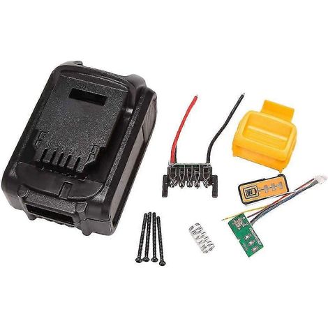 Boîtier de remplacement en plastique pour batterie 18 V/20 V 3,0 Ah/4,0 Ah DCB201 - Pièces de couvercle de batterie (1/5)