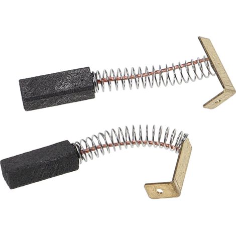 vhbw 2x escobilla carbón motor carbono 5 x 6,4 x 16,9 mm compatible con Fein ASse 636 II-8b, ASye 636 herramientas, taladro de batería
