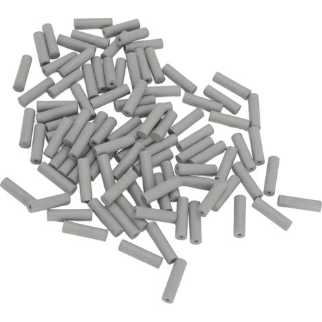 Lot de 100 granules de polissage dentaire en silicone, accessoire de rechange pour meule de polissage dentaire, gris (1/5)