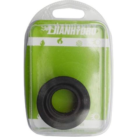 MORSETTO IN GOMMA NERA PER CANOTTI BLISTER Diam. Est. mm 50 Adattabile a canotti dal Diam. 26 – 30 – 32 mm.