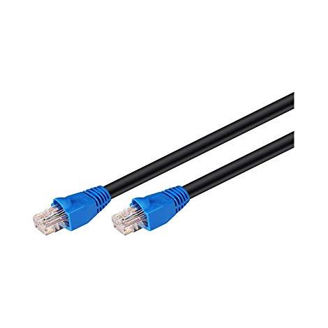 Intellinet Matassa U/UTP Cavo Patch Cat.6 CCA 20m da Esterno Nero/Blu (1/4)