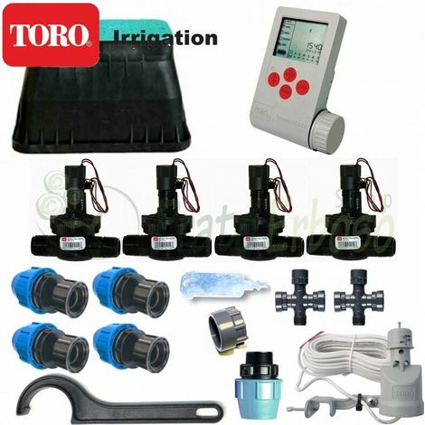 Kit de riego Toro 4 zonas 9V