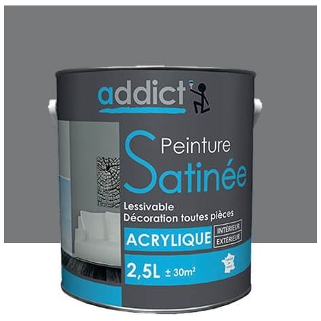 Pintura acrílica satinada de 2,5 litros para hormigón - Addict