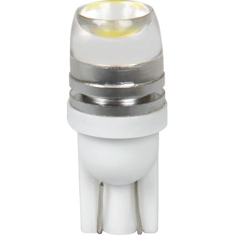 12V Hyper-Led 2 - 1 SMD x 2 chips - (T10) - 1W - W2,1x9,5d - 2 pz  - Scatola - Bianco - Doppia polarità (1/4)