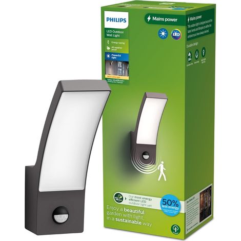 Philips LED Splay 8720169263819 Applique LED extérieure avec détecteur de mouvement LED 3.8 W anthracite V173053 (1/5)