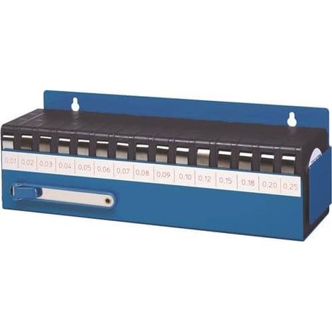 TECWERK Fühlerlehrenbandset 0,01-0,25mm INOX L.5m B.12,7mm TECWERK (1/2)