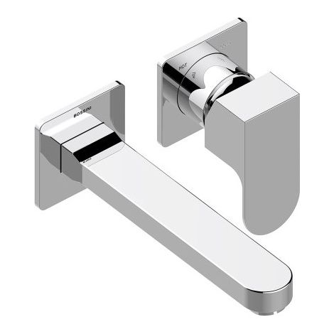 Parties externes pour mélangeur mécanique lavabo mural bec fix 18,5cm chromé GILLO - BOSSINI Z00732030 (1/3)