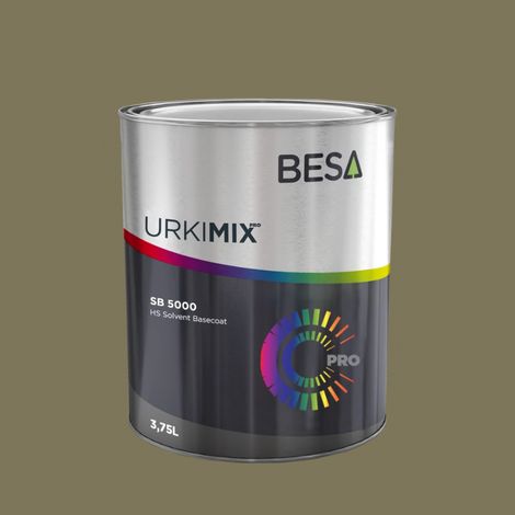 Pot de peinture Polyuréthane / bi composant Vert Jonc RAL 6013  Satin - 500 gr