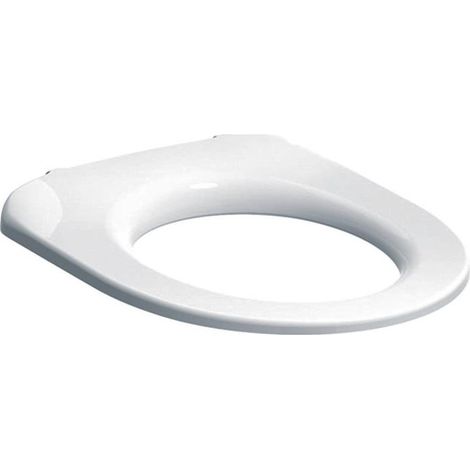 Geberit iCon Sitzring, weiß, barrierefrei, Befestigung von oben, (1/5)