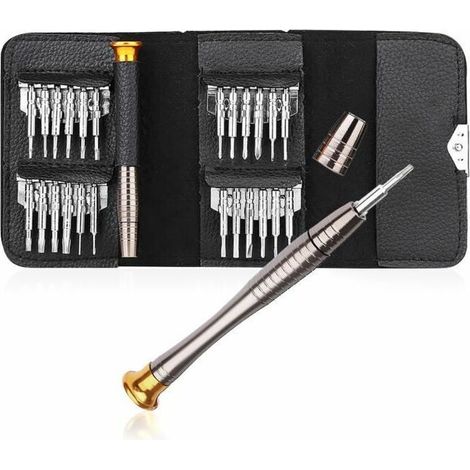 25 en 1 Tournevis Electronics outils de réparation Wallet Set (1/4)