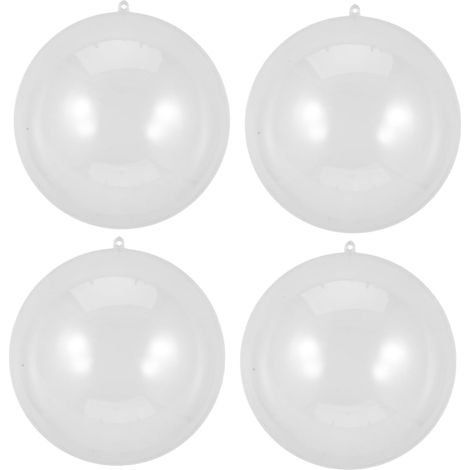 4-Piece Clear Acrylic Protective Cloche for Plants, Fixed Cover Set for Ferns and Orchids, Easy and Stable Installation (1/5)