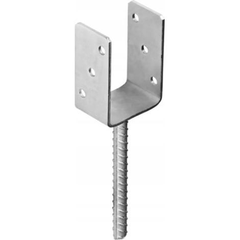 Ancrage de base de poteau 121x120mm M18 pour scellement