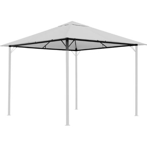 Telo di ricambio per gazebo 3x3 m bianco da 220 gr/mq