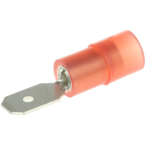 Cosse faston RS PRO, Isolé, Rouge