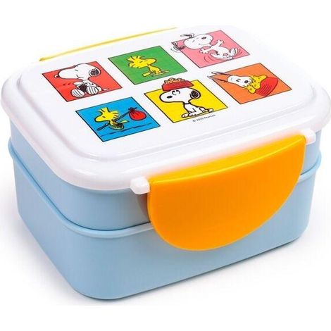Peanuts Snoopy Lunchbox mit Besteck