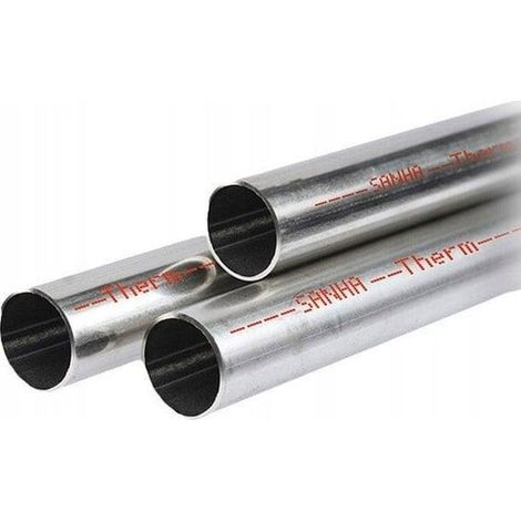 Sanha Rura SANHA-Therm tube acier 15 mm 3 m argentée