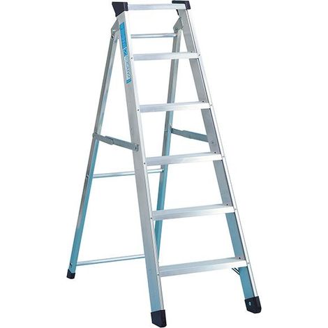 Zarges 49605 Industrial Swingback Steps, Open 1.08m Closed 1.20m 5 Rungs ZAR49605 (1/3)