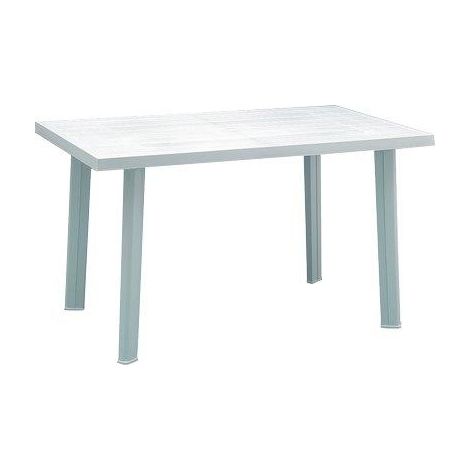 TAVOLO VELO PROGARDEN PP BIANCO CM 126X76 H.CM 72