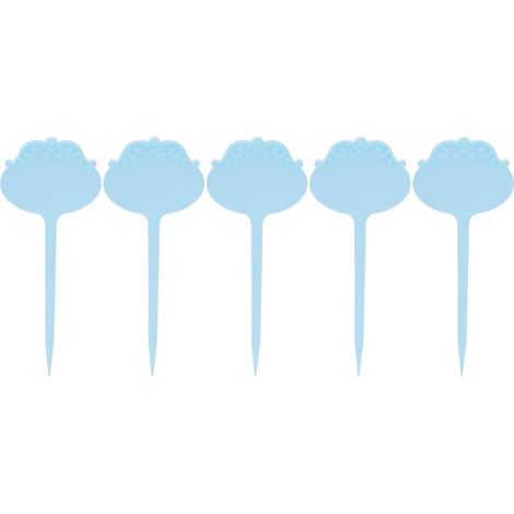 50 étiquettes imperméables pour plantes, marqueurs de fleurs, étiquettes pour plantes en pot, bleu (1/5)