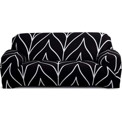 Funda elástica para sofá de 2 plazas, funda con reposabrazos (A, 2 plazas) (1/5)