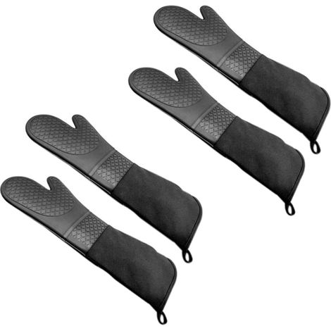 Pairs of Professional Silicone Oven Gloves for Baking Elbow (1/5)