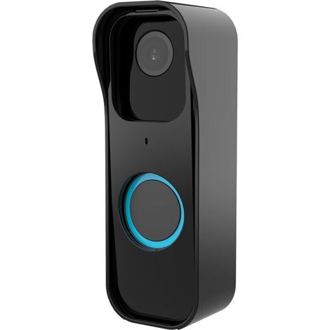 Support De Fixation Pour Sonnette Vidéo Blink - 1 Unité - Plastique Robuste - Protection Anti-intempéries - Extérieur Et Intérieur - Noir
