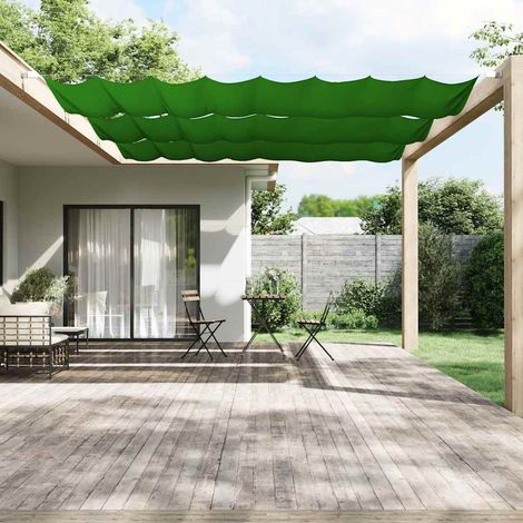 Auvent vertical-Store vertical Vert clair 140x360 cm Tissu oxford (1/5)