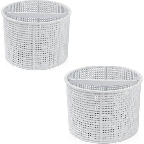 2pcs Panier de rechange pour écumoire de piscine, pour modèles Hayward SPX1082CA et Aladdin B-152, panier d'écumoire SP1082 SP1083 SP1084 1085 1086 (1/5)