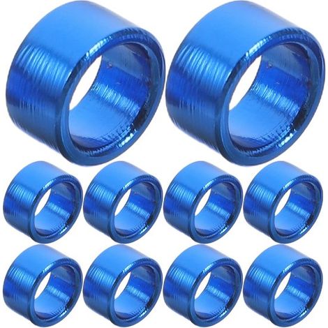 Anelli per zampe in alluminio specifici per piccioni - riutilizzabili e resistenti alla corrosione - diametro interno 8 mm (1/5)
