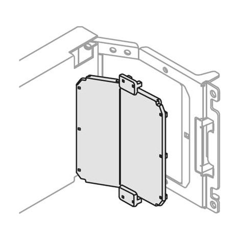 Clois.Vert.2B perforée-Couvercle Caoutchouc H 150mm (x1) 1STQ008726A0000 ABB PPRS0150 (1/2)