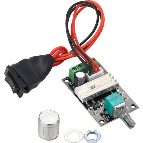 Contrôleur De Vitesse Moteur Dc - 6V À 24V - 3A - 80W - Réglable Pwm - Réversible - 2 Pièces (1/5)