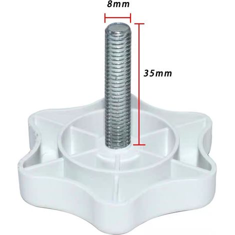 Vis et écrous de fixation en forme de 7, lot de 10 pièces, accessoires adaptés pour socle ventilateur sur pied