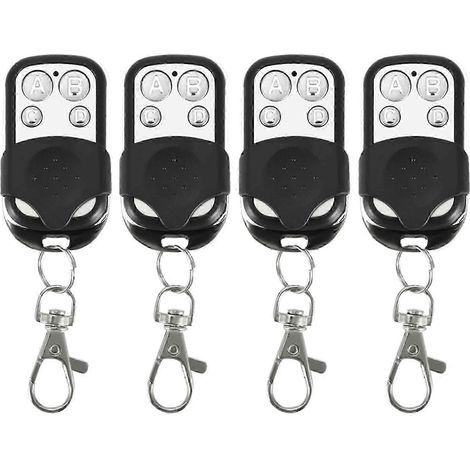 Quatre cloneurs de télécommandes sans fil 433,92 MHz avec un système antivol à 4 canaux, adaptés aux portes de voiture et de garage. (1/5)