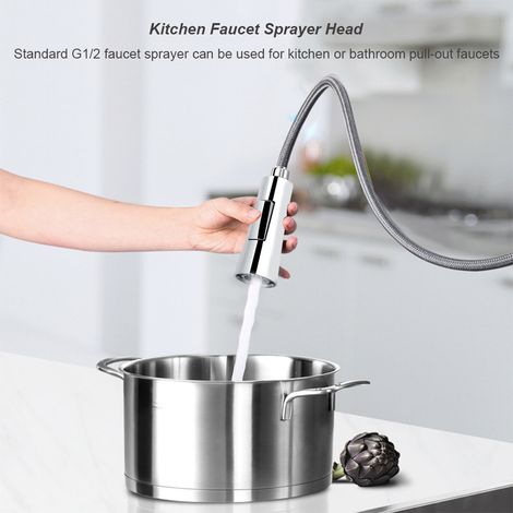 Mitigeur de cuisine et salle de bain, pommeau de douche extractible, robinet pulvérisateur pour lavabo, pièce de rechange accessoire (1/5)