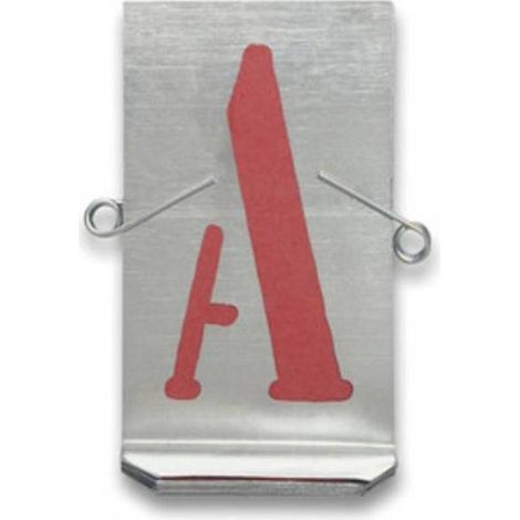 STAMPINI TRAFORATI 27 LETTERE DA  60 MM