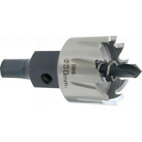 1 trépan HSS réaffûtable D. 25 x Lu. 25 x Q. Héx - 71040000250 - Hepyc