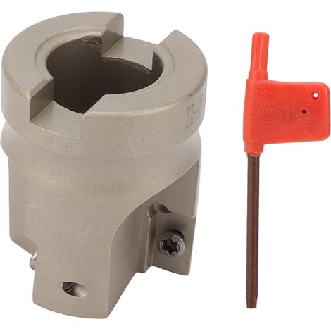 Tête de fraisage à 3 dents 40Cr, outil de coupe CNC pour tour et fraiseuse, usinage industriel des métaux, tête de fraise à surfacer robuste (1/5)