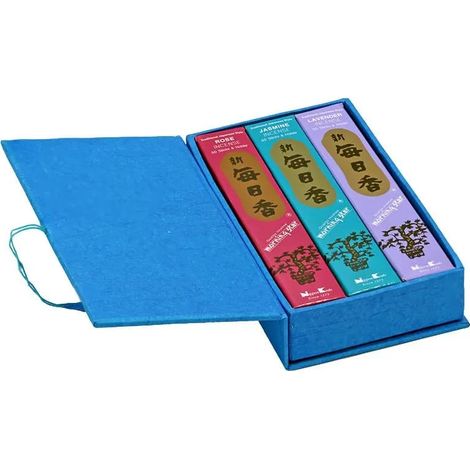 Bastoncini d'incenso - set regalo: Gelsomino / Rosa / Lavanda (1/2)