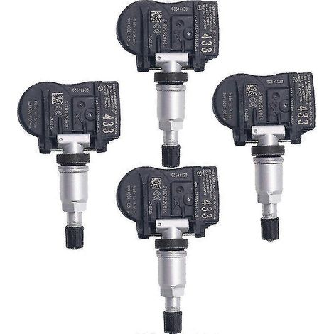 1 jeu de 4 capteurs de pression de pneus TPMS 433 MHz pour Model S, Model X et Model 3 (1034602-00-a, 103460200a) (1/5)