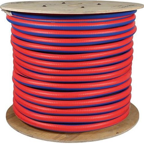 AQA+ Tube ondulé flexible en inox DN15(1/2") sur bobine en bois UE75m