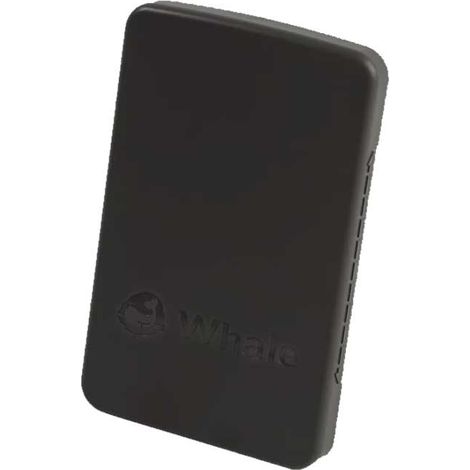 Whale Easi-Slide - Housse pour prises externes, camping-car noir, sans clé, camping-car, vanlife