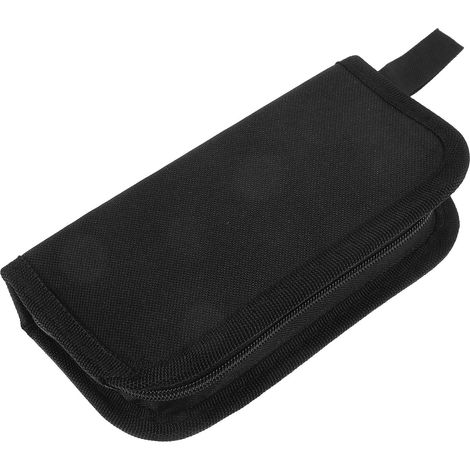 Coffret à Outils Polyvalent en Tissu Oxford Noir, Léger et Résistant à l'usure, Organiseur Moderne pour Usage Personnel et Professionnel (1/5)