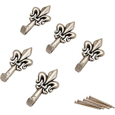 5 x BL GANCIO P/QUADRO GIGLIO 47 MM ARGEN N. 2 5 PZ
