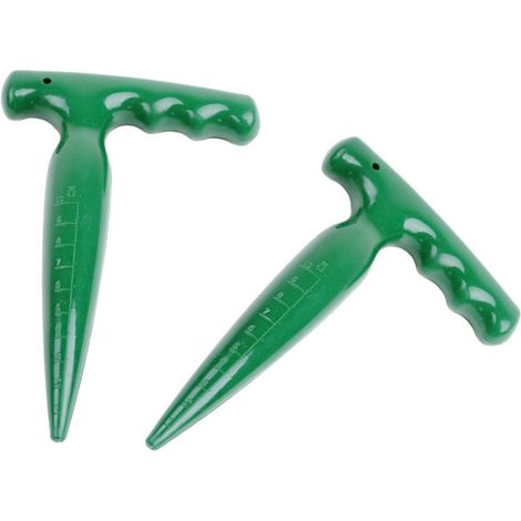 2pièces Outils De Jardinage Perceuse De Sol Pour Semeurs Transplantation Et Plantation De Plantes (1/5)
