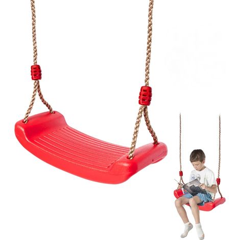 Siège de balançoire — Accessoire pour aires de jeux pour enfants (intérieur et extérieur). Longueur réglable. Charge maximale : 100 kg. (1/5)