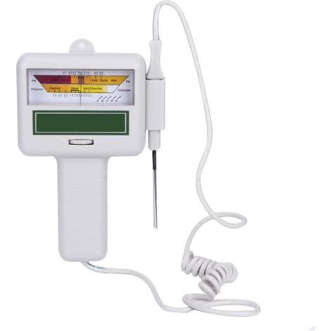 Digitales pH-Meter, stiftförmiges Wasserqualitätsmessgerät, Chlormessgerät, tragbares Restchlormessgerät, Wasserqualitätsdetektor für Schwimmbäder und Whirlpools, Testgerät