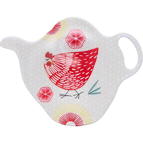 Coupelle repose-sachet de thé poulette (1/2)