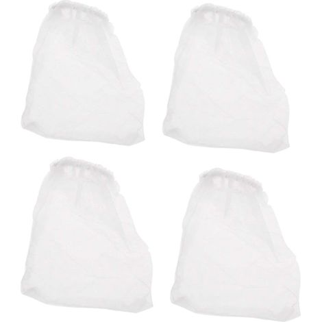 Lot de 4 Sacs Filtrants Nylon Pour Aspirateur Graviers Aquarium Réutilisables Lavables Accessoire Entretien